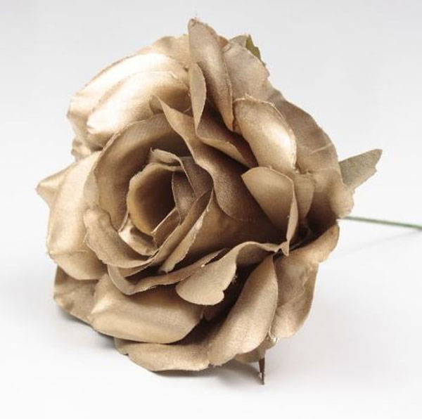 Small Rose Cadiz. 10cm. Gold